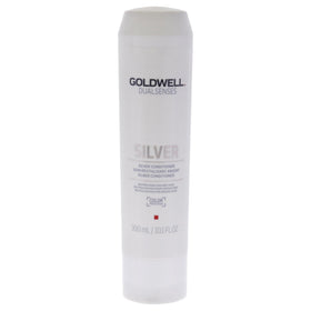 Goldwell Dualsenses Silver Conditioner front bottle showing label and benefits