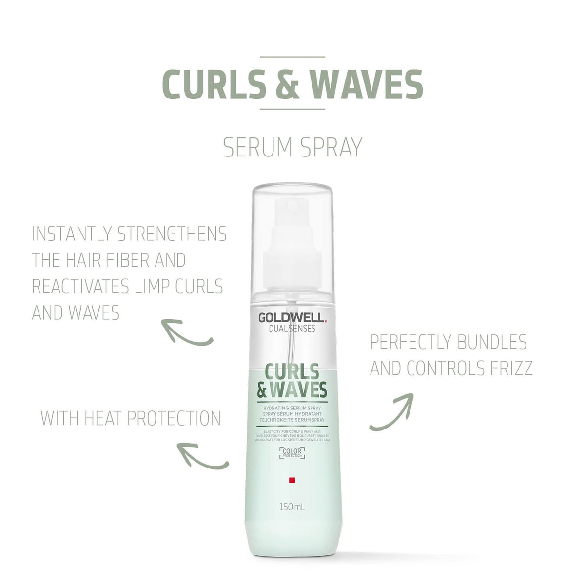 Goldwell Dualsenses spray nozzle close-up for even lightweight application