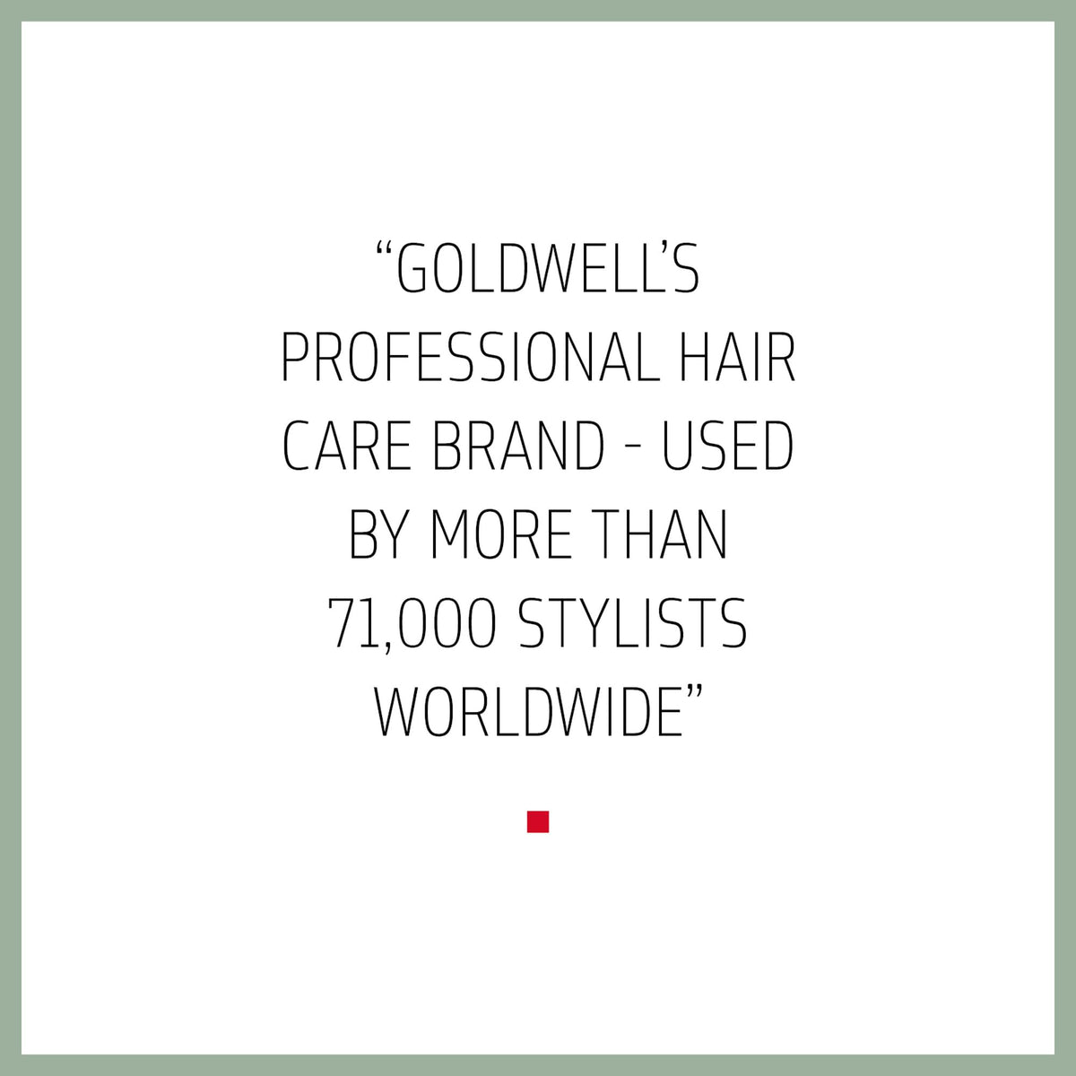 Goldwell conditioner texture on hand showing lightweight cream and smooth slip for detangling