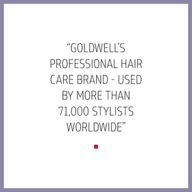 Goldwell Just Smooth application on hands for quick styling benefit