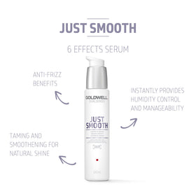 Goldwell Just Smooth dispensing pump demonstrating easy dosing