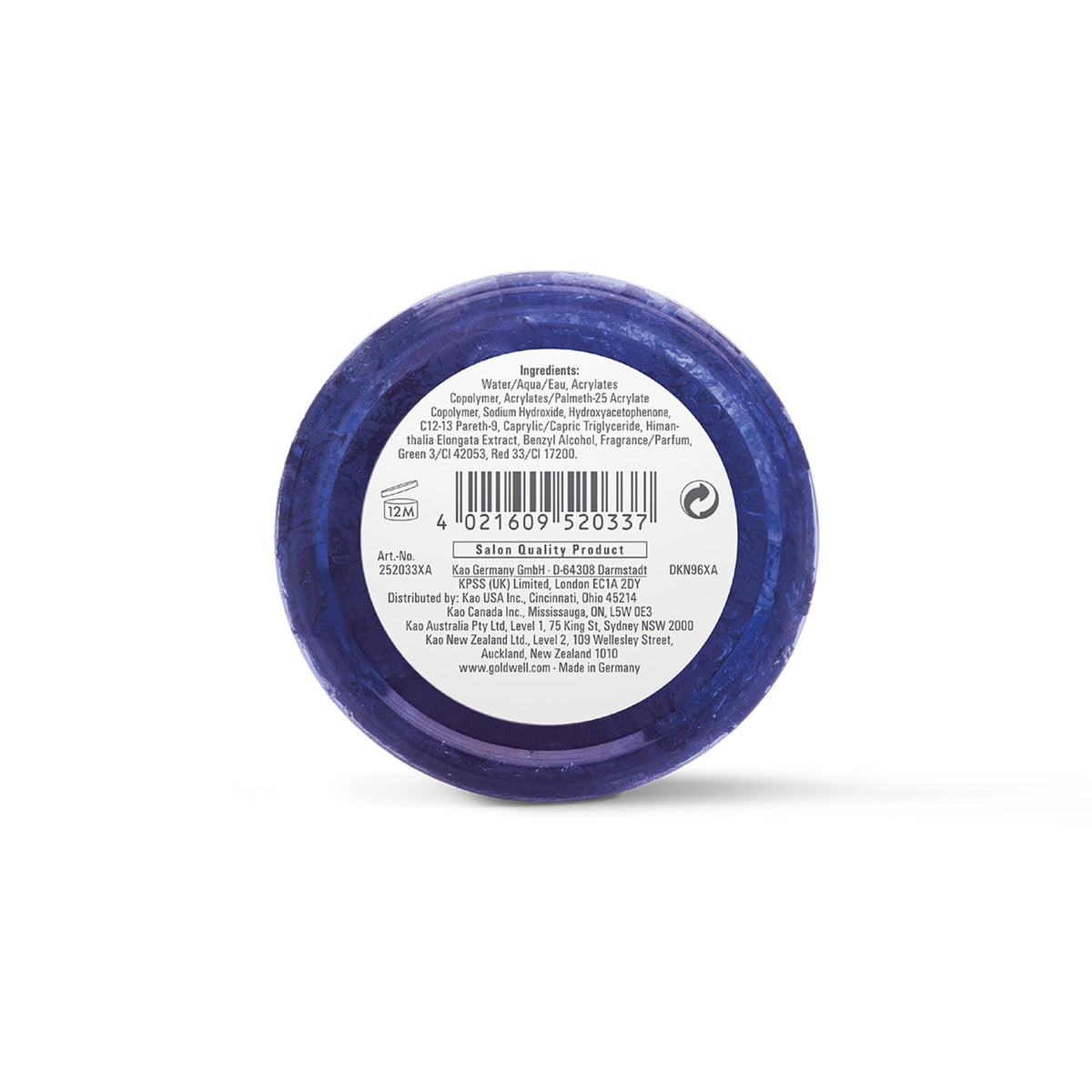 Goldwell Lagoom Jam gel texture close-up highlighting thick workable viscosity