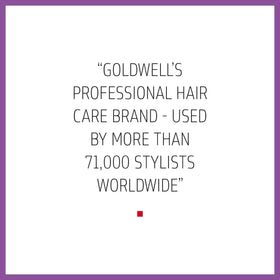 Goldwell lifestyle shot of blonde woman outdoors with glossy, vibrant hair