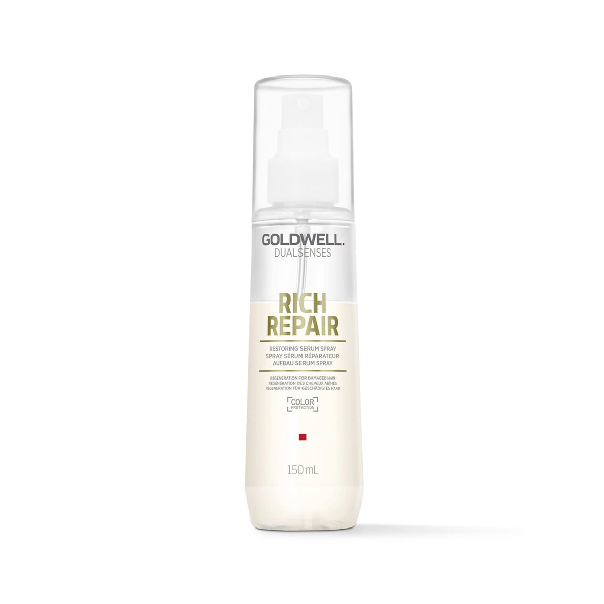 Goldwell bottle front packaging showing product name and size for easy identification