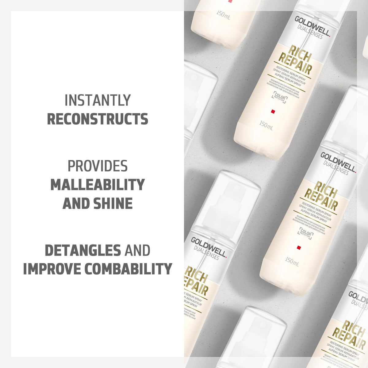 Goldwell label close-up highlighting ingredient information for informed use