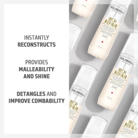 Goldwell label close-up highlighting ingredient information for informed use