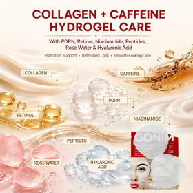 GONIM hydrogel patch texture saturated with essence for fast hydration benefit