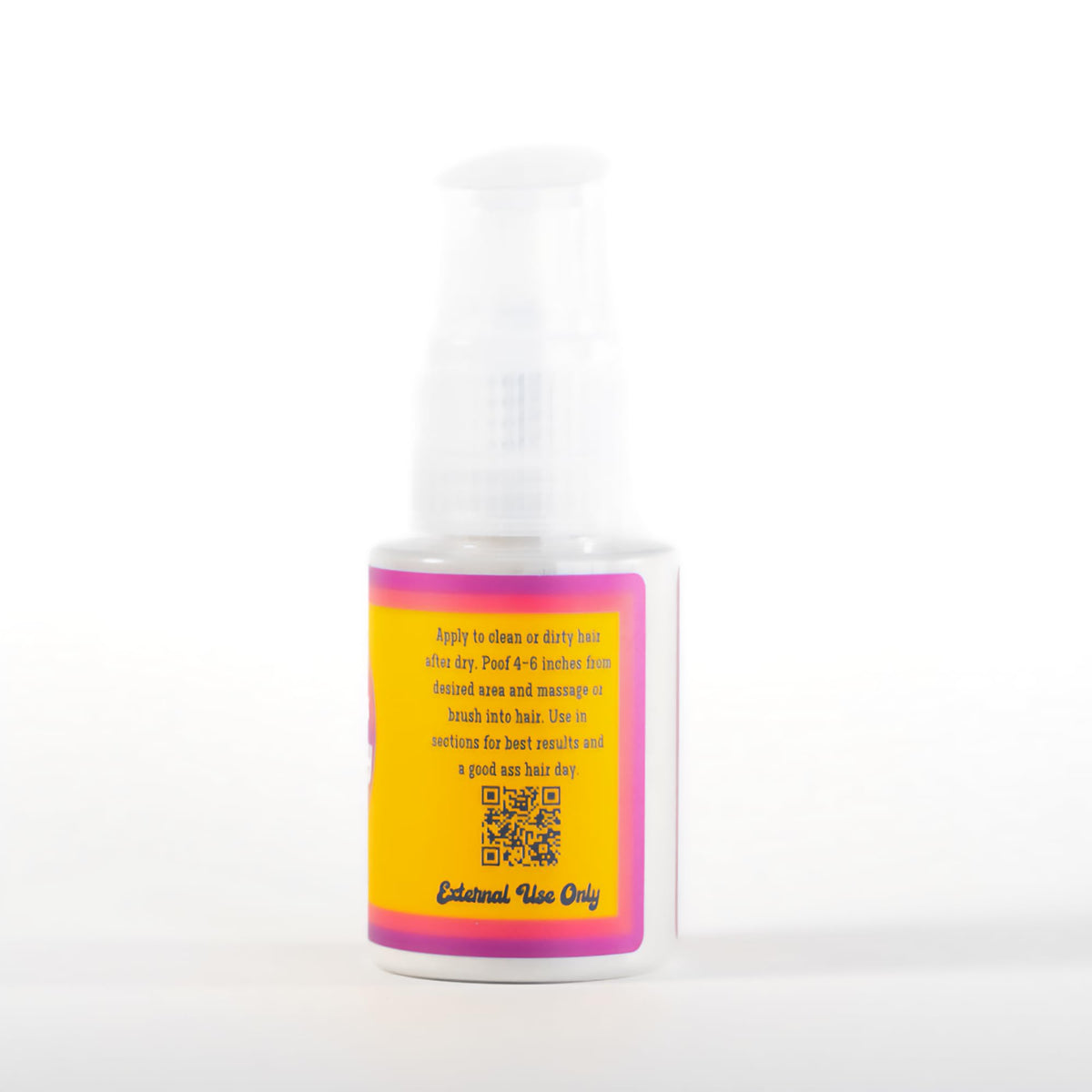 Good Ass Hair Day powder texture close-up highlighting fine, absorbent natural granules
