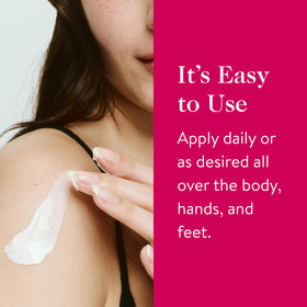 good.clean.goop applying cream to hands and forearms demonstrating quick absorption benefit