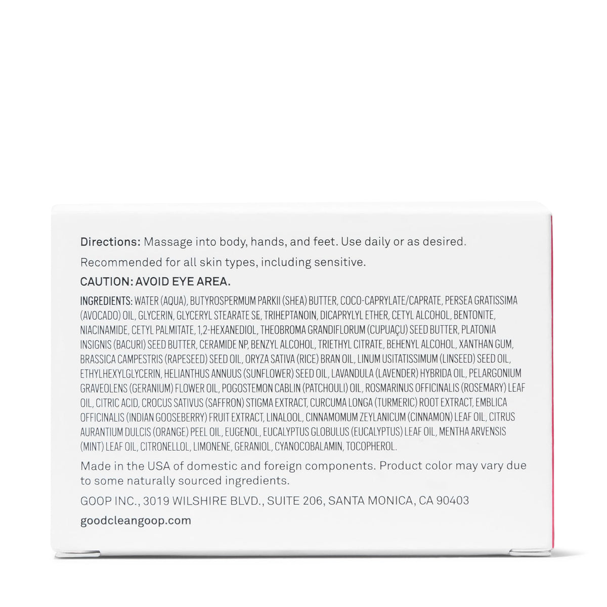 good.clean.goop moisturizing feet and elbows showing softened skin and texture improvement benefit