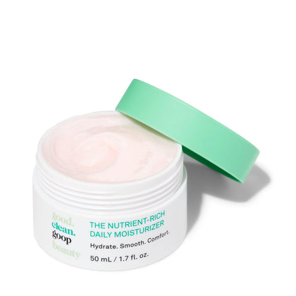 good.clean.goop product front packaging showing jar and label benefits