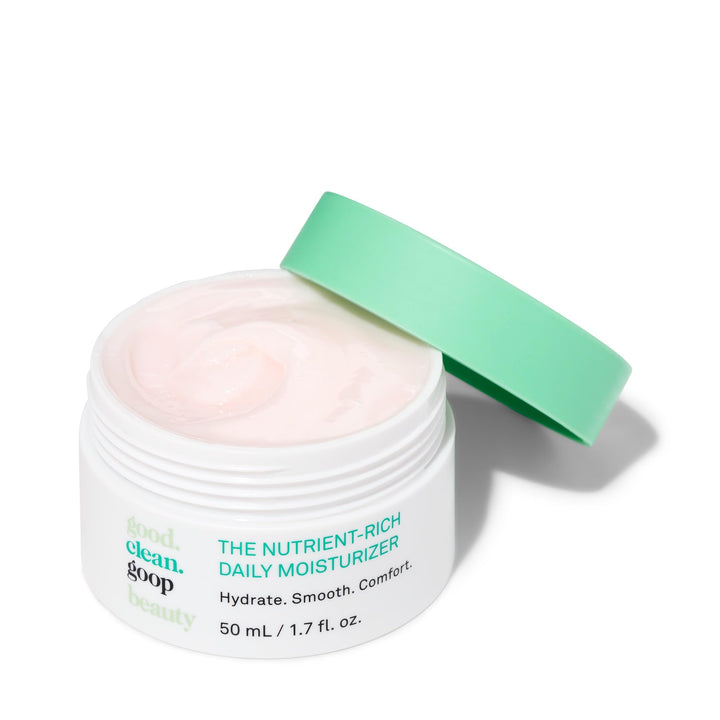 good.clean.goop product front packaging showing jar and label benefits
