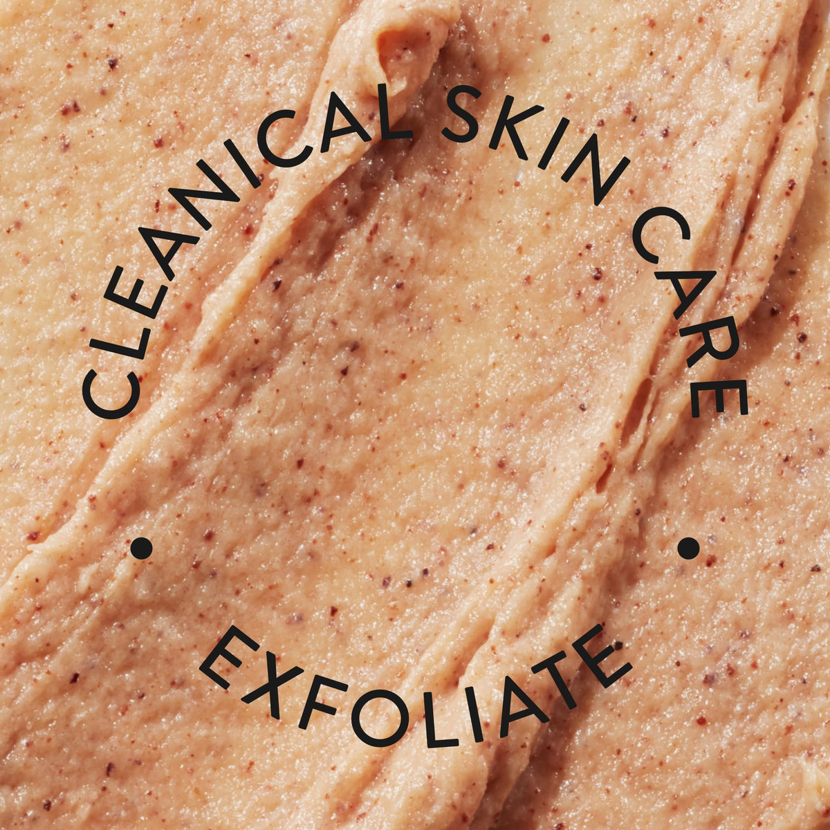 good.clean.goop applying scrub to wet face demonstrating easy use and smooth result benefit