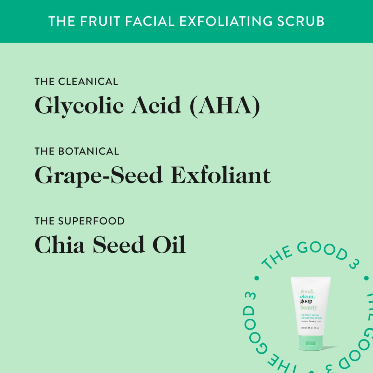 good.clean.goop chia seed oil drops illustrating nourishment and barrier support benefit