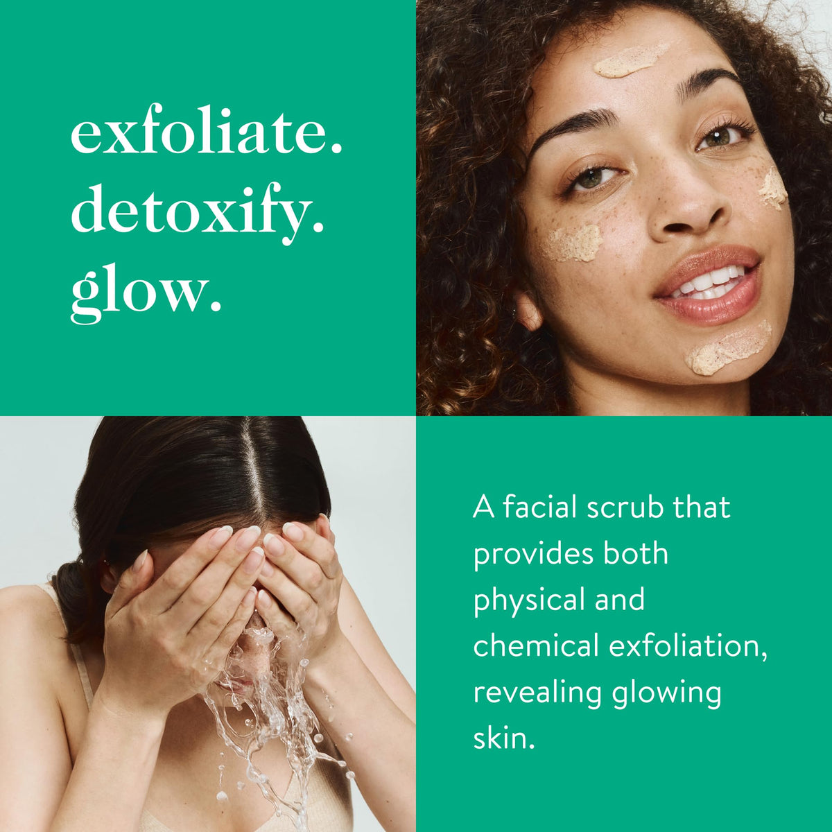 good.clean.goop open cap revealing creamy texture for gentle exfoliation benefit