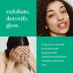 good.clean.goop open cap revealing creamy texture for gentle exfoliation benefit