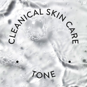 good.clean.goop cotton pad with toner demonstrating simple application