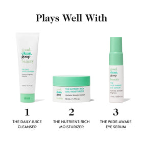 good.clean.goop product staged on bathroom counter for routine integration