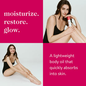 good.clean.goop dropper pump dispensing an oily serum for easy dosing