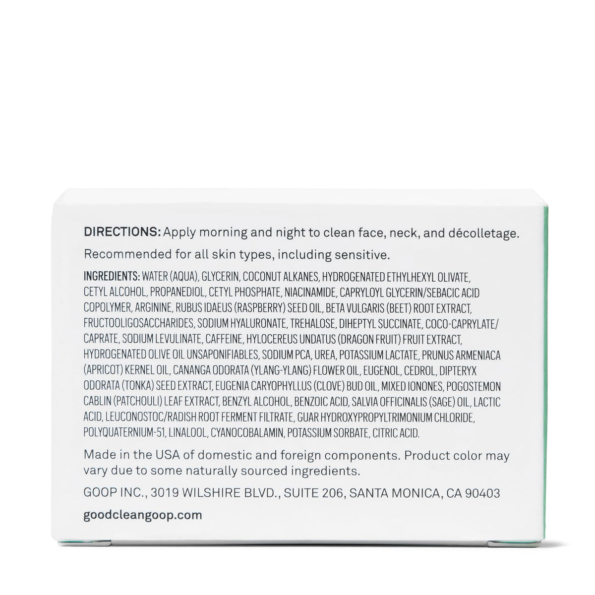 good.clean.goop recyclable jar packaging detail highlighting eco aspect