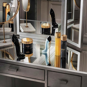 Carolina Herrera Good Girl gel close-up texture highlighting creamy lather benefit