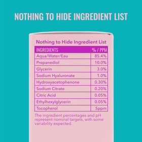 Good Molecules applying serum to damp skin to boost moisture retention
