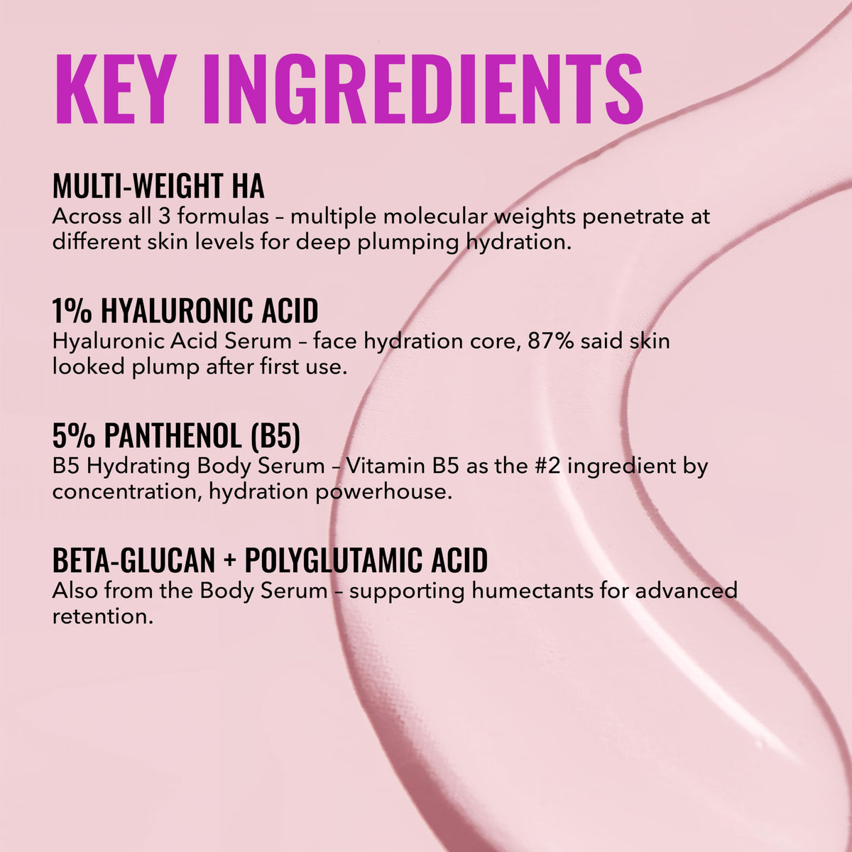 Good Molecules B5 body serum pump closeup showing easy application benefit