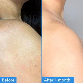 Good Molecules cream texture close-up demonstrating lightweight absorption
