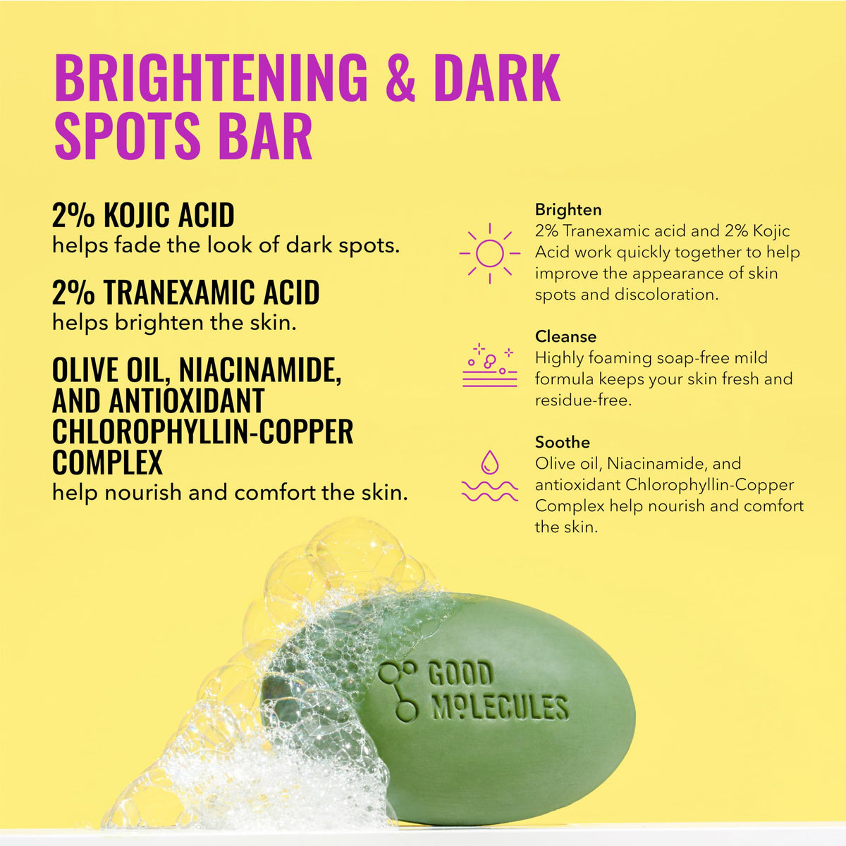 Good Molecules discoloration serum dropper demonstrating precise spot application benefit