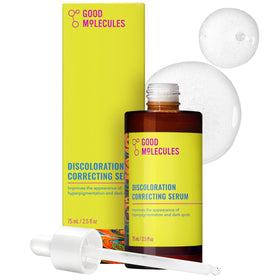 Good Molecules front packaging showing serum bottle and clear benefits