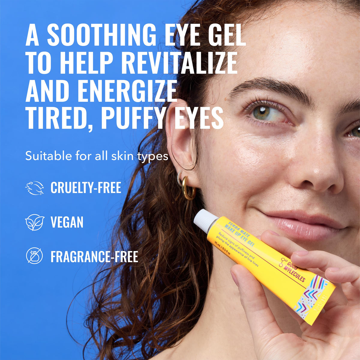 Good Molecules gel texture close-up highlighting lightweight, fast-absorbing formula benefit