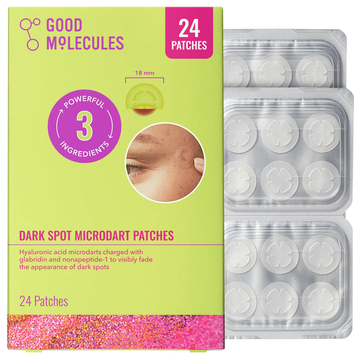 Good Molecules front packaging showing product and claim for targeted fading