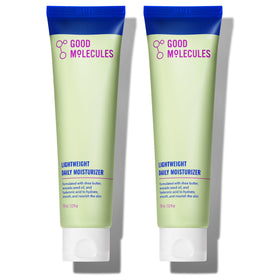 Good Molecules front pack showing twin 100 ml tubes and product benefits