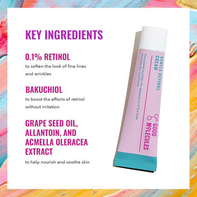 Good Molecules tube close-up displaying cap and easy-to-dispense applicator with convenience