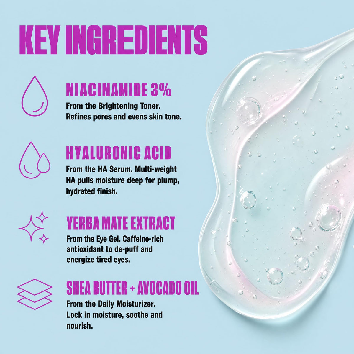Good Molecules hyaluronic acid serum pipette dispensing a hydrating drop