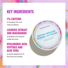 Good Molecules patches in hand for size and easy application