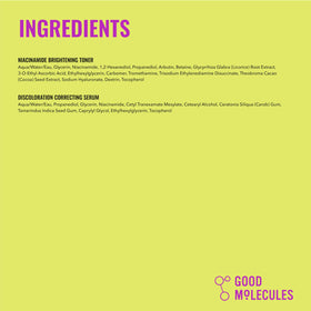 Good Molecules bottles in hand to show size and travel-friendly benefit