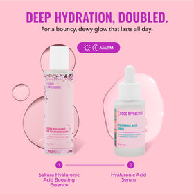 Good Molecules serum dropper texture displaying lightweight hydration boost