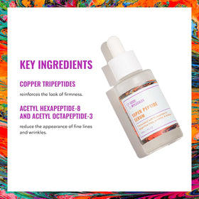 Good Molecules close-up label showing peptide ingredients and formulation clarity