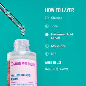 Good Molecules three bottles grouped to show pack size and value