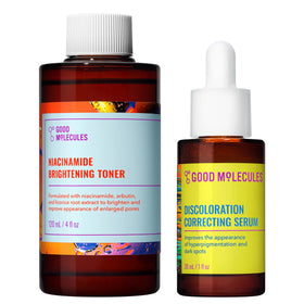 Good Molecules front packaging showing both bottles and kit benefits