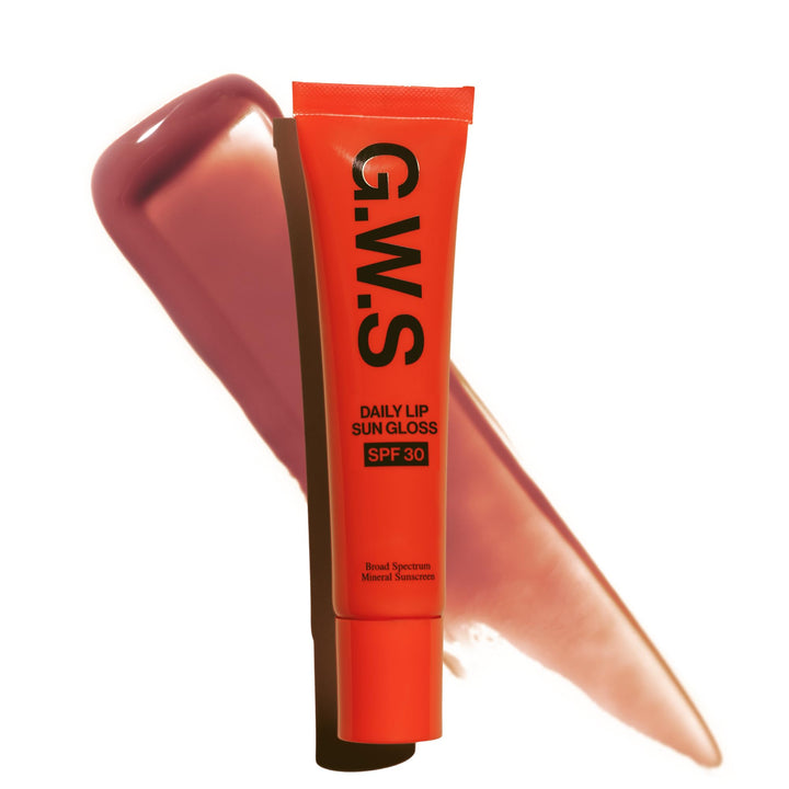 Good Weather Skin front packaging of Daily Lip Sun Gloss showing shade and SPF benefit
