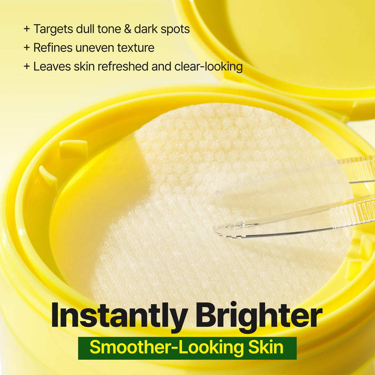 GOODAL pad used on elbow demonstrating body spot care and texture smoothing
