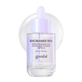GOODAL front bottle showing product packaging and radiance benefits