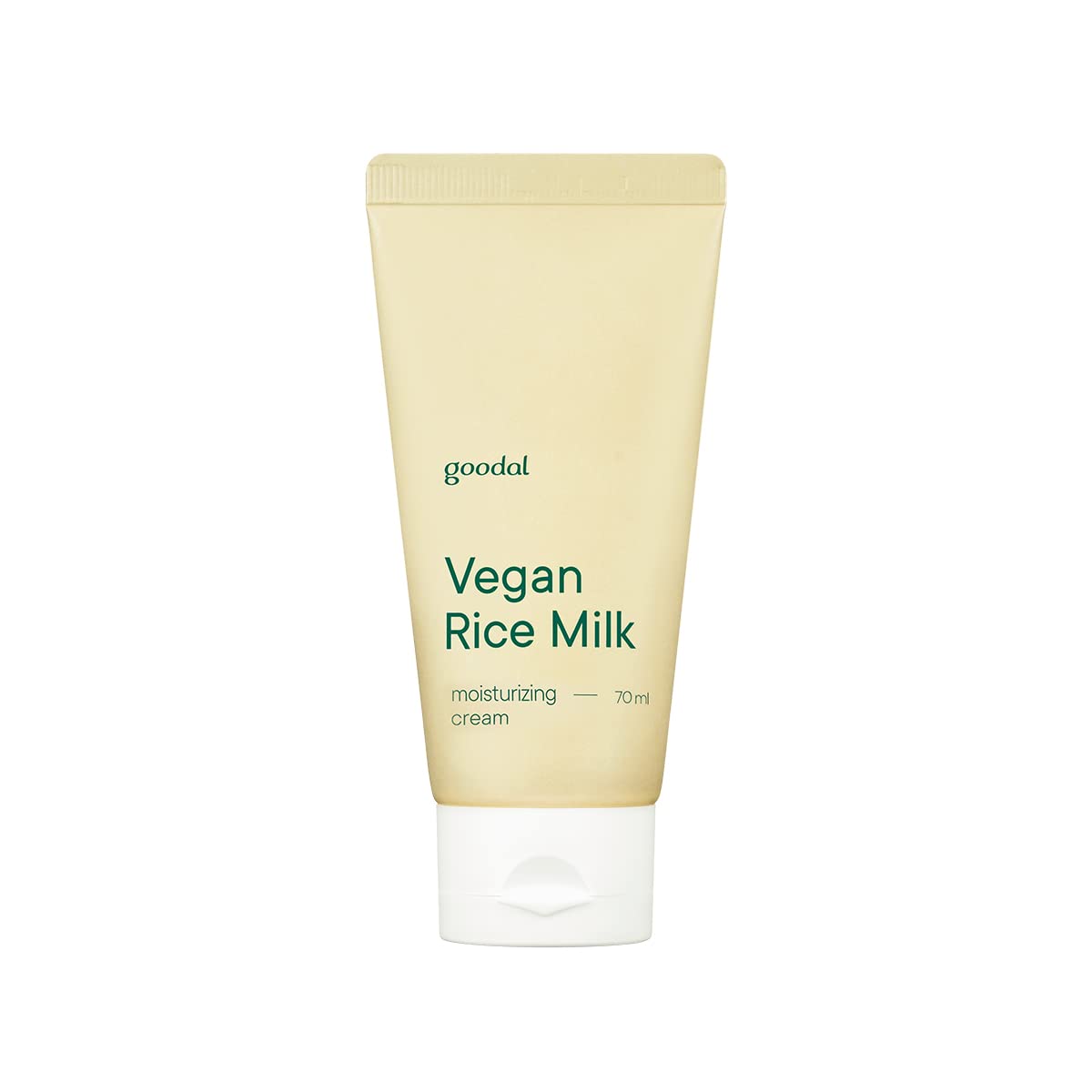 GOODAL front packaging showing rice milk cream and benefits
