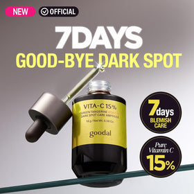 GOODAL ampoule dropper dispensing a clear drop, demonstrates easy precise application