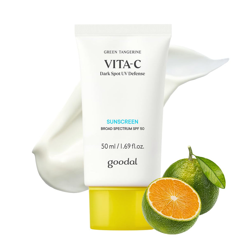 GOODAL front packaging showing SPF 50 and benefits