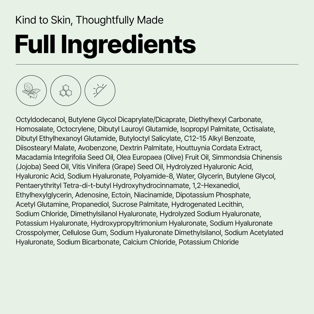 GOODAL heartleaf ingredient close-up representing soothing extract for calmer skin