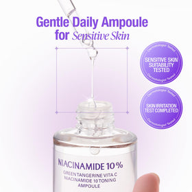 GOODAL lifestyle shot applying ampoule to face for hydrated, even tone