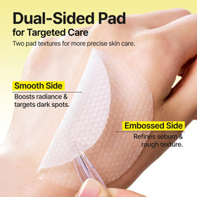 GOODAL sheet texture detail showing soft vegan fabric for gentle exfoliation
